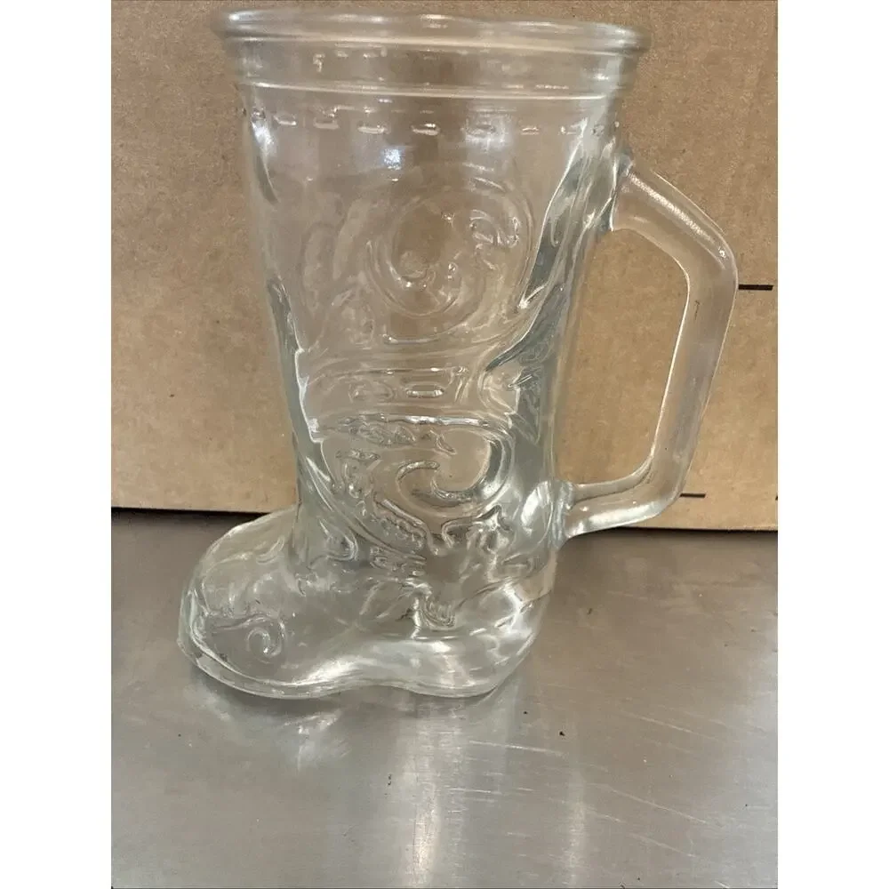 Cowboy Boot Beer Glass Handle 6